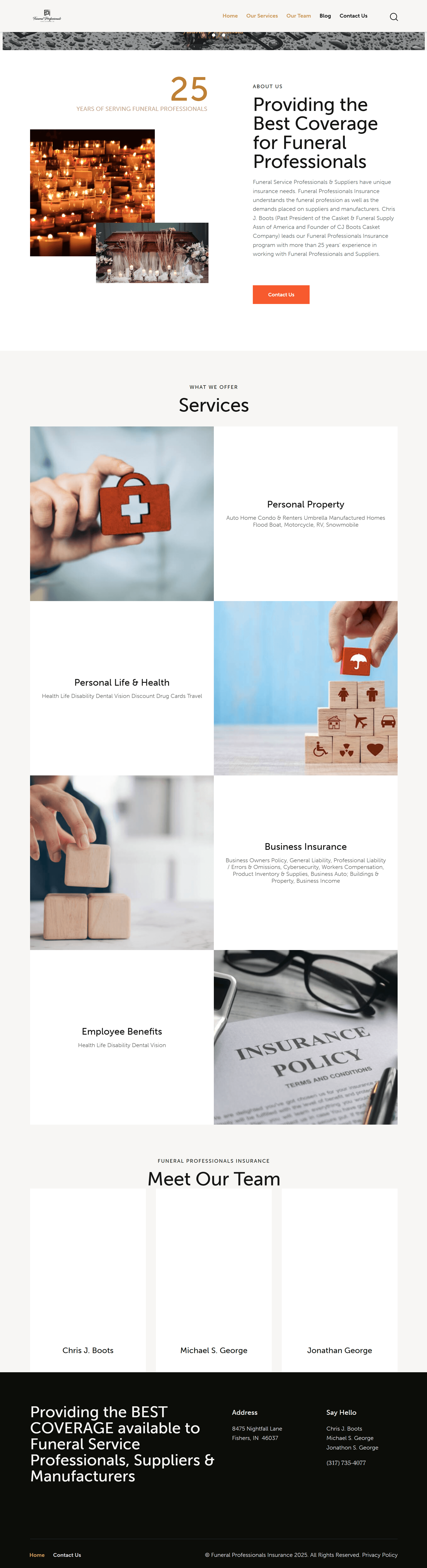 Funeral Professionals Insurance